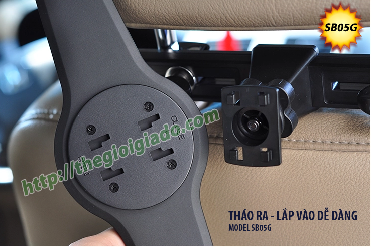 GIÁ ĐỠ MÁY TÍNH BẢNG DÙNG Ở GHẾ SAU TRÊN ÔTÔ - Model: SB05G GIÁ ĐỠ MÁY TÍNH BẢNG DÙNG Ở GHẾ SAU TRÊN ÔTÔ - Model: SB05G