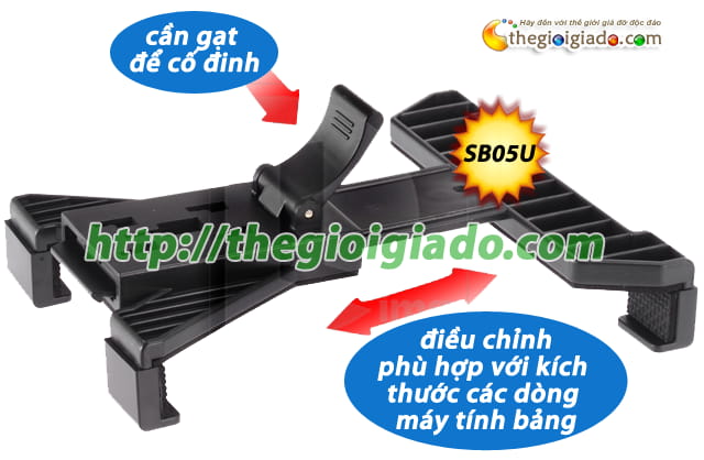 GI&Aacute; ĐỠ M&Aacute;Y T&Iacute;NH BẢNG TR&Ecirc;N &Ocirc;T&Ocirc;- Model: SB05U 