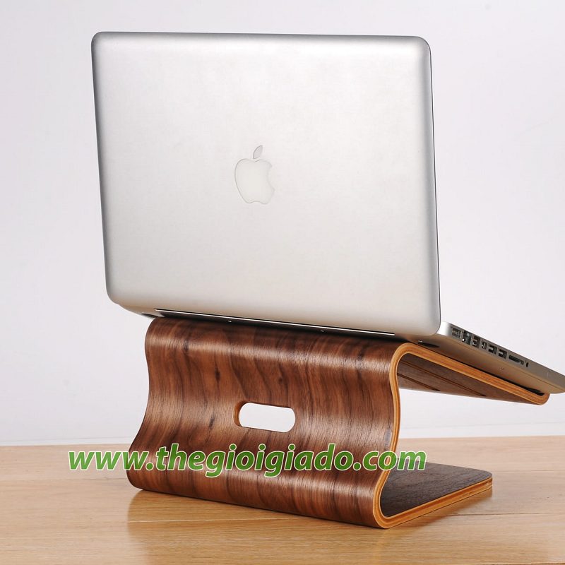 Gi&aacute; đỡ MacBook để b&agrave;n chất liệu gỗ SAM-8