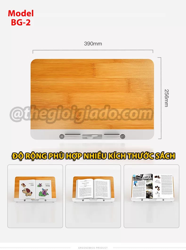 Giá đỡ đọc sách kiêm giá đỡ tablet và đỡ laptop trên bàn
