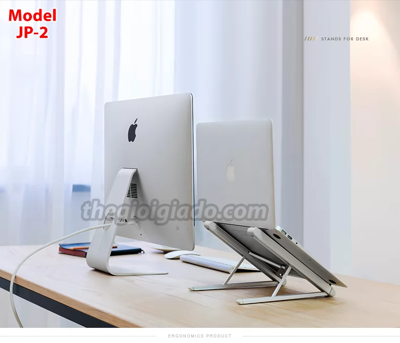 Giá đỡ Laptop kiêm giá đỡ Ipad trên bàn làm việc