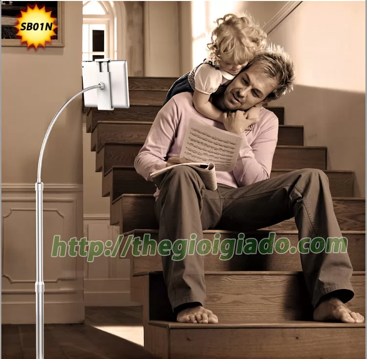 Giá đỡ máy tính bảng/điện thoại kiểu chân đế nằm trên giường Model SB01N
