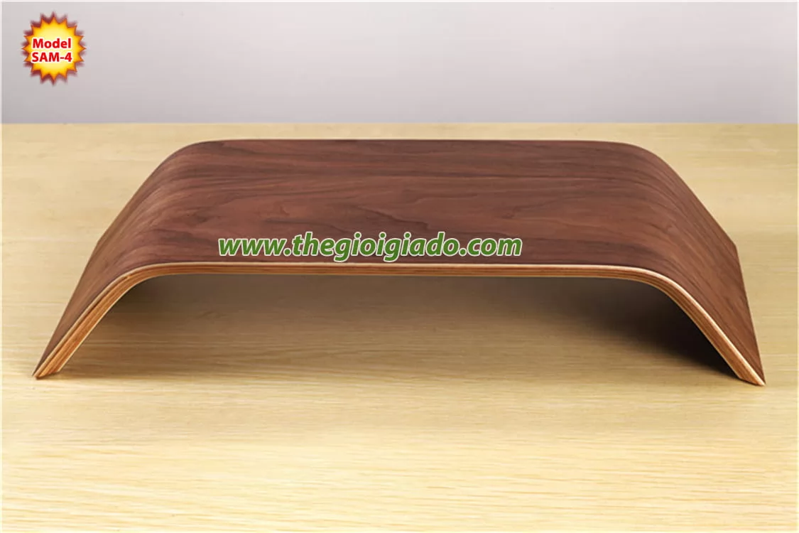 Giá đỡ iMac để bàn chất liệu gỗ SAM-4