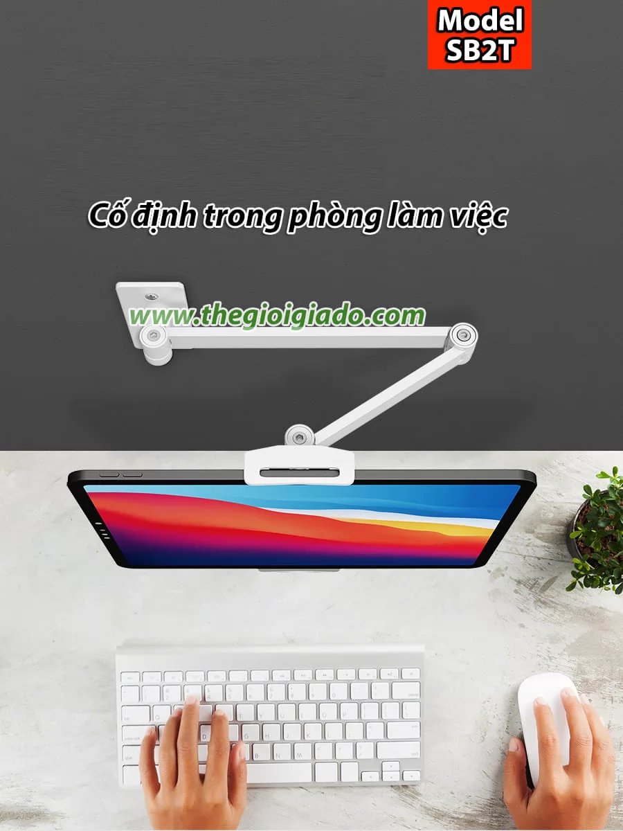 Giá đỡ máy tính bảng treo tường Model SB2T